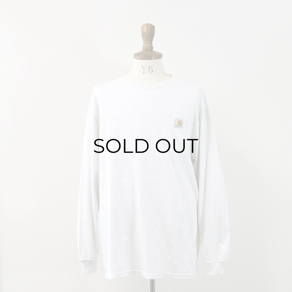 画像6: Carhartt HEAVY COTTON L/S POCKET TEE (6)