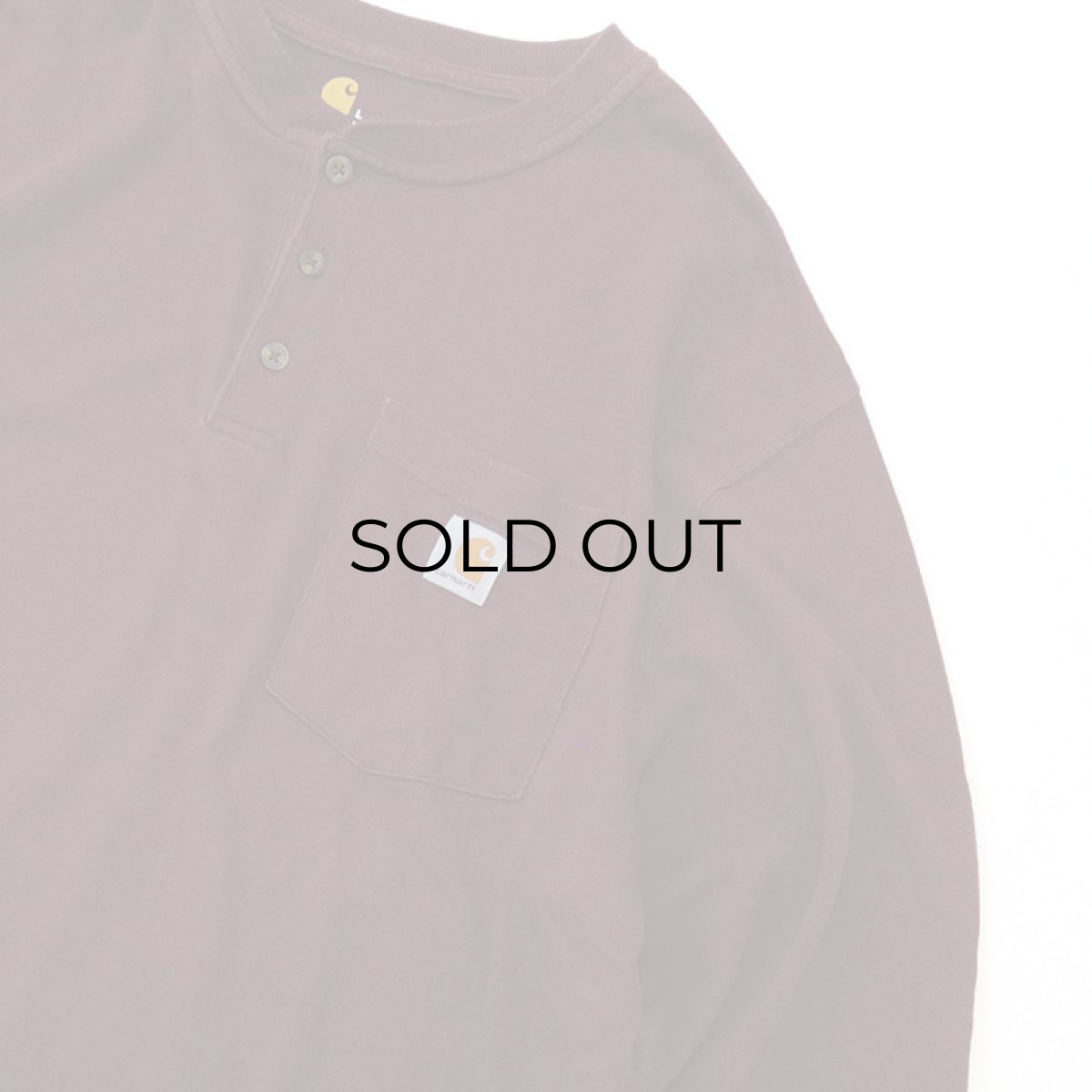画像3: Carhartt HEAVY COTTON HENLEY NECK L/S POCKET TEE (3)