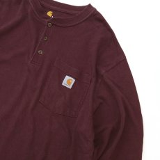 画像3: Carhartt HEAVY COTTON HENLEY NECK L/S POCKET TEE (3)