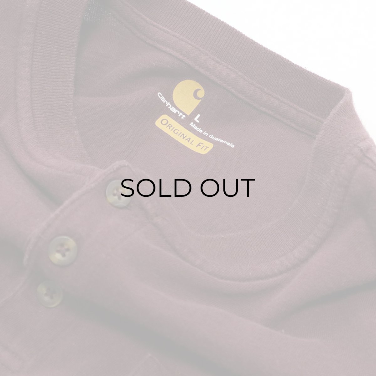 画像5: Carhartt HEAVY COTTON HENLEY NECK L/S POCKET TEE (5)