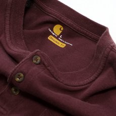 画像5: Carhartt HEAVY COTTON HENLEY NECK L/S POCKET TEE (5)