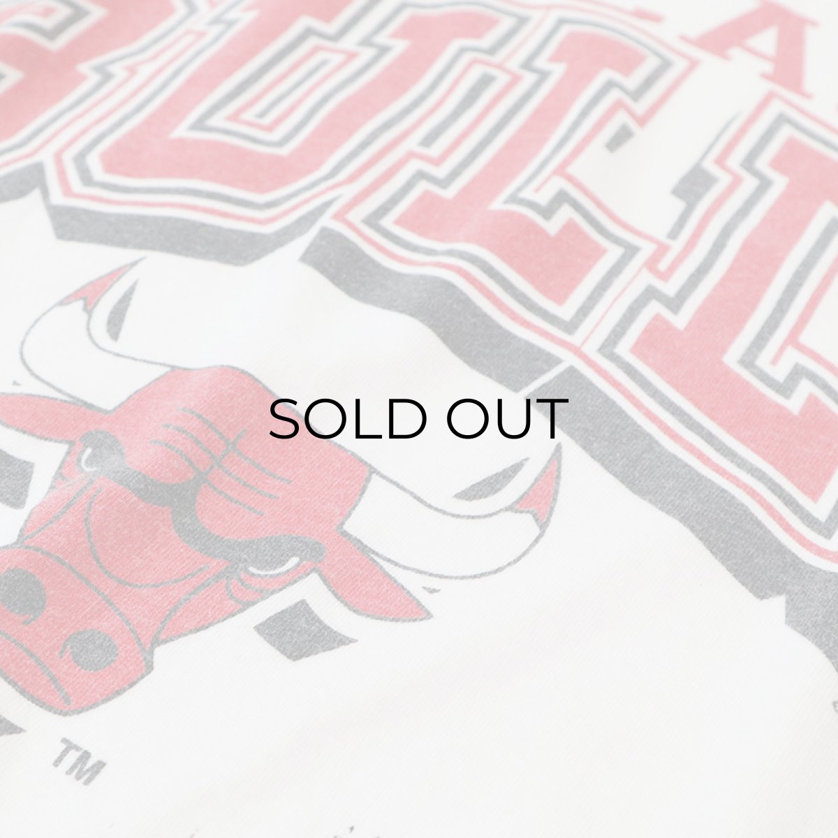 画像7: 90's All Sport COTTON HORIZONTAL PATTERN PRINT S/S TEE "CHICAGO BULLS" (7)