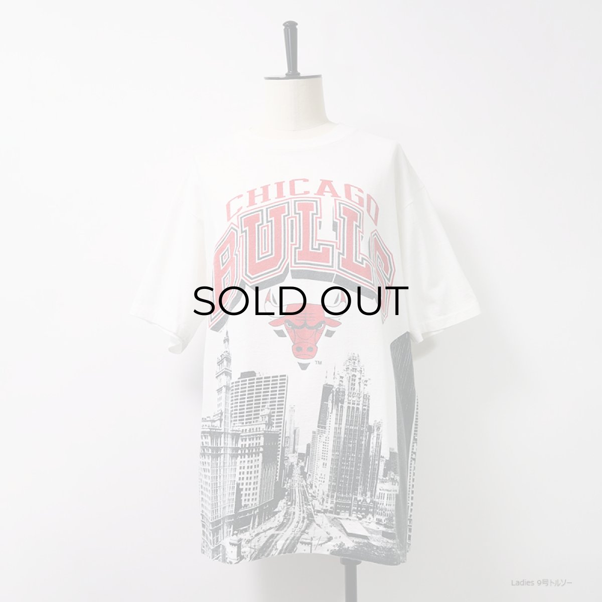 画像12: 90's All Sport COTTON HORIZONTAL PATTERN PRINT S/S TEE "CHICAGO BULLS" (12)