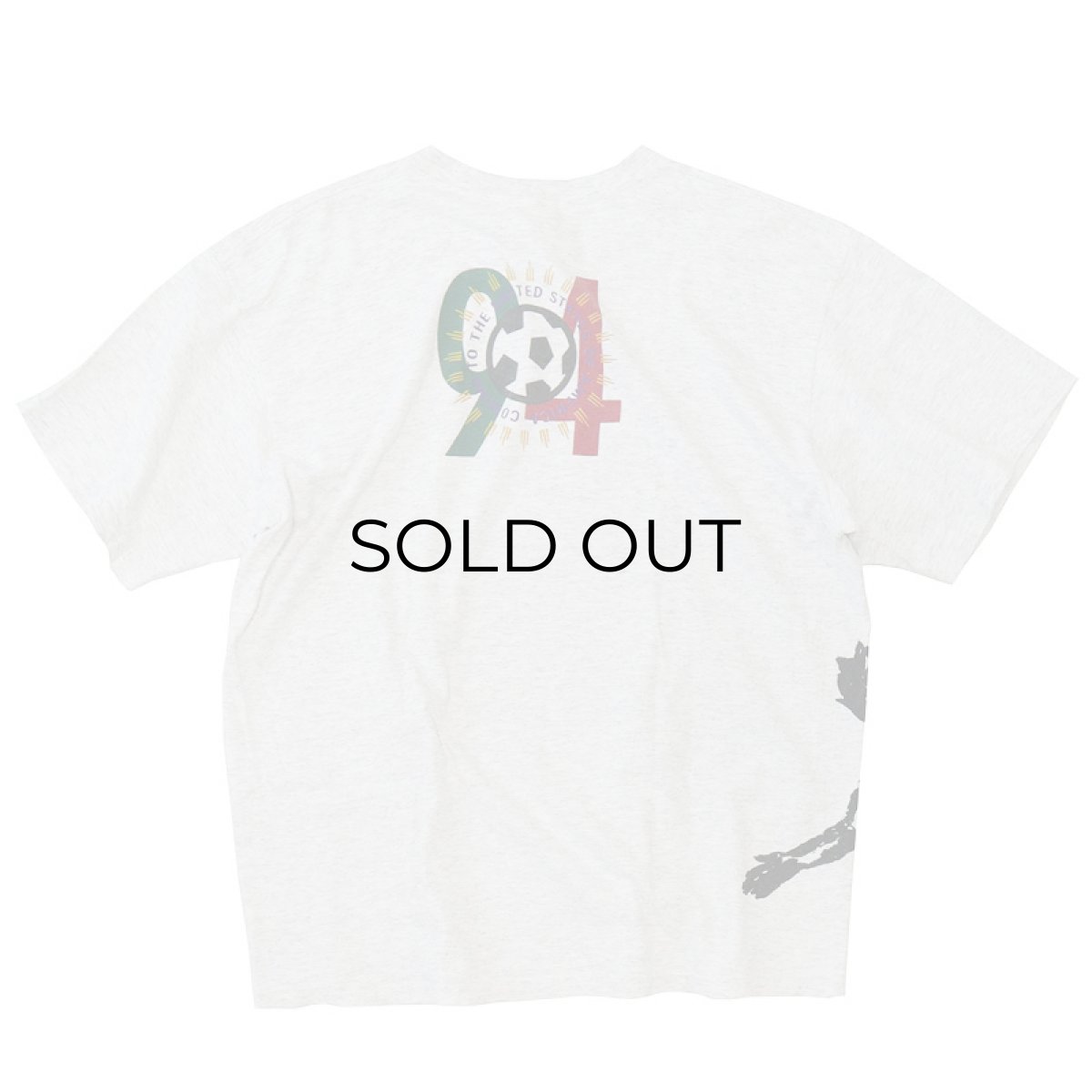 画像2: 90's NIKE COTTON W-PRINT S/S TEE "COMING TO THE UNITED STATES OF AMERICA '94" (2)