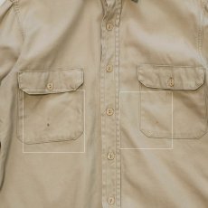 画像12: 60's Sears COTTON "MOUNTAIN CLOTH" WORK SHIRT (12)