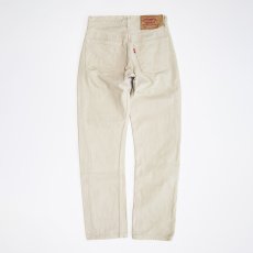 画像4: LEVI'S EUROPE 501 BEIGE DENIM PANTS "made in FRANCE" 【W27 x L29.5 程度】 (4)