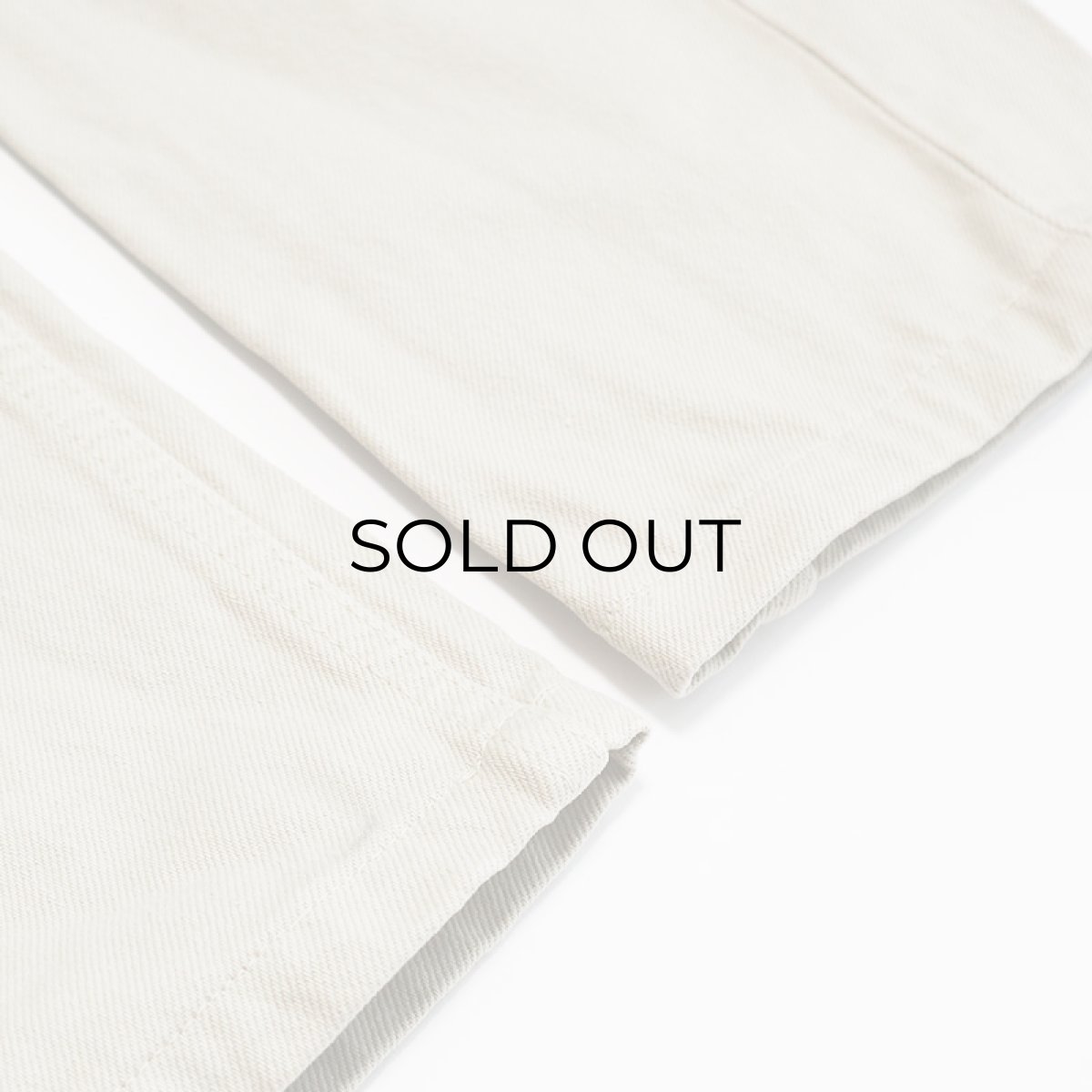 画像7: LEVI'S EUROPE 501 BEIGE DENIM PANTS "made in FRANCE" 【W27 x L29.5 程度】 (7)