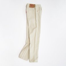 画像3: LEVI'S EUROPE 501 BEIGE DENIM PANTS "made in FRANCE" 【W27 x L29.5 程度】 (3)