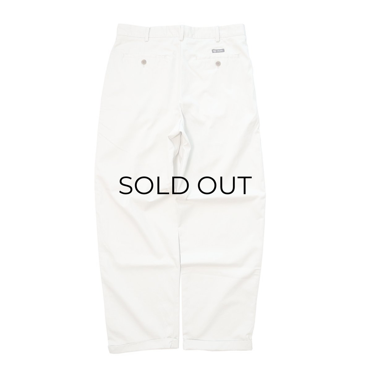 画像2: CHAPS COTTON TWILL TUCK PANTS 【W33 x L30 程度】 (2)