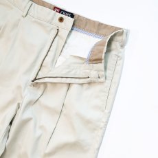 画像3: CHAPS COTTON TWILL TUCK PANTS 【W33 x L30 程度】 (3)