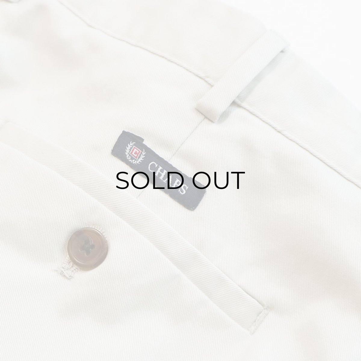 画像6: CHAPS COTTON TWILL TUCK PANTS 【W33 x L30 程度】 (6)