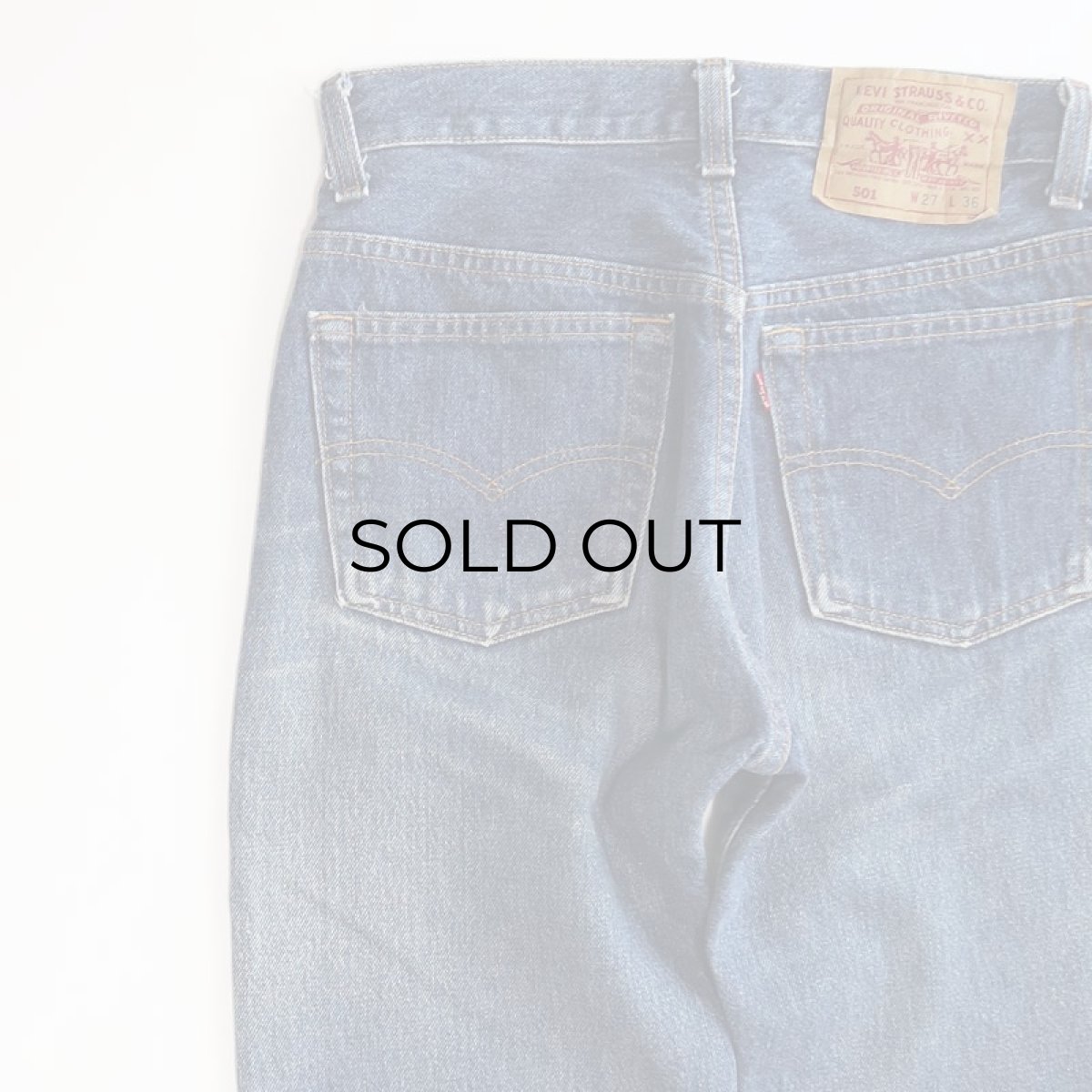 画像6: LEVI'S 501 DENIM PANTS "made in USA" 【W27 x L31 程度】 (6)