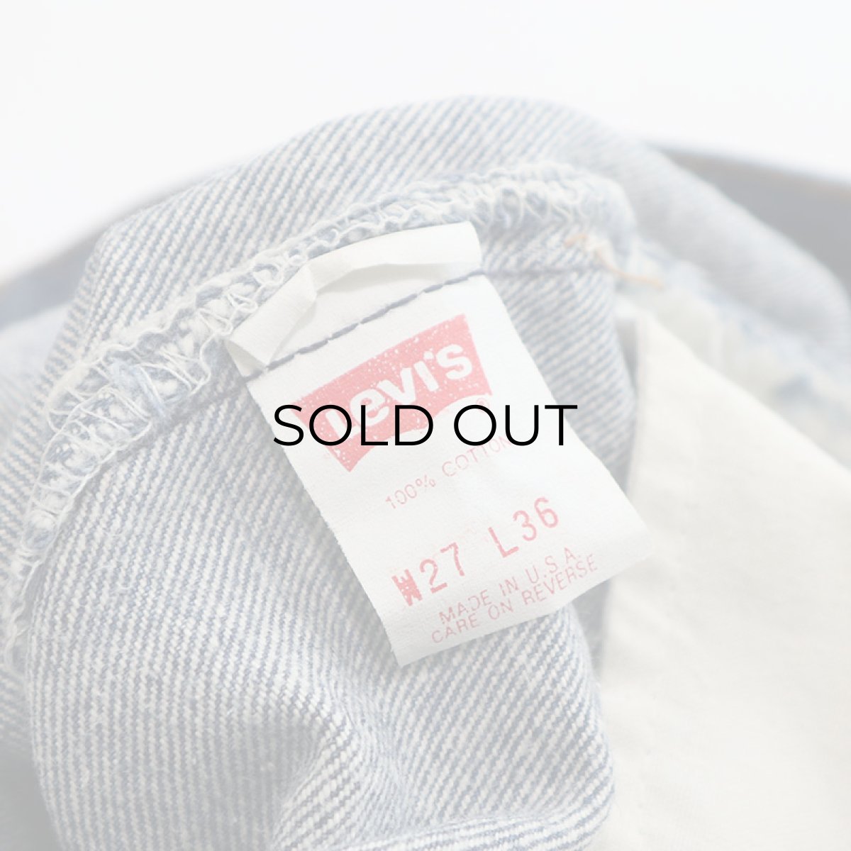 画像9: LEVI'S 501 DENIM PANTS "made in USA" 【W27 x L31 程度】 (9)