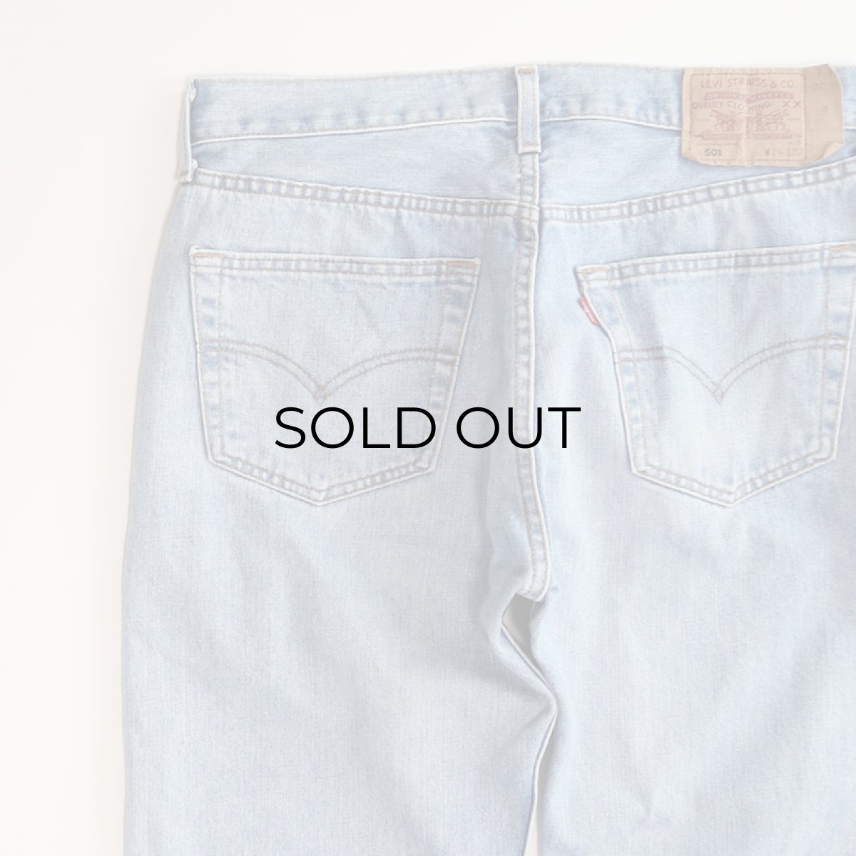 画像7: LEVI'S EUROPE 501 DENIM PANTS "made in UK" 【W33 x L32 程度】 (7)