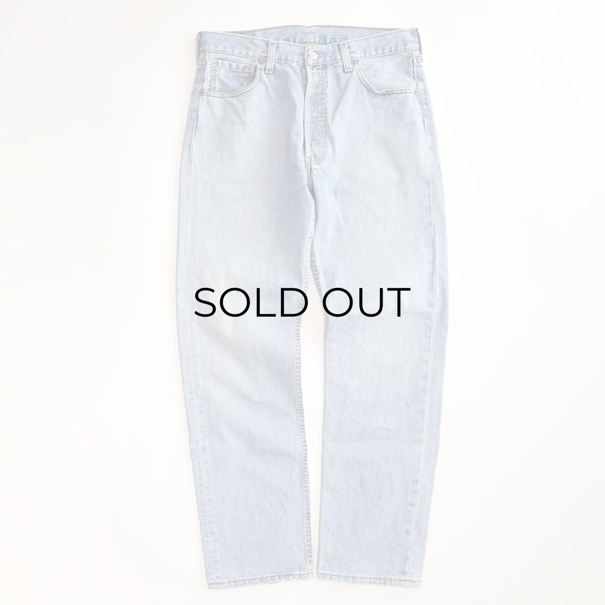 画像2: LEVI'S EUROPE 501 DENIM PANTS "made in UK" 【W33 x L32 程度】 (2)