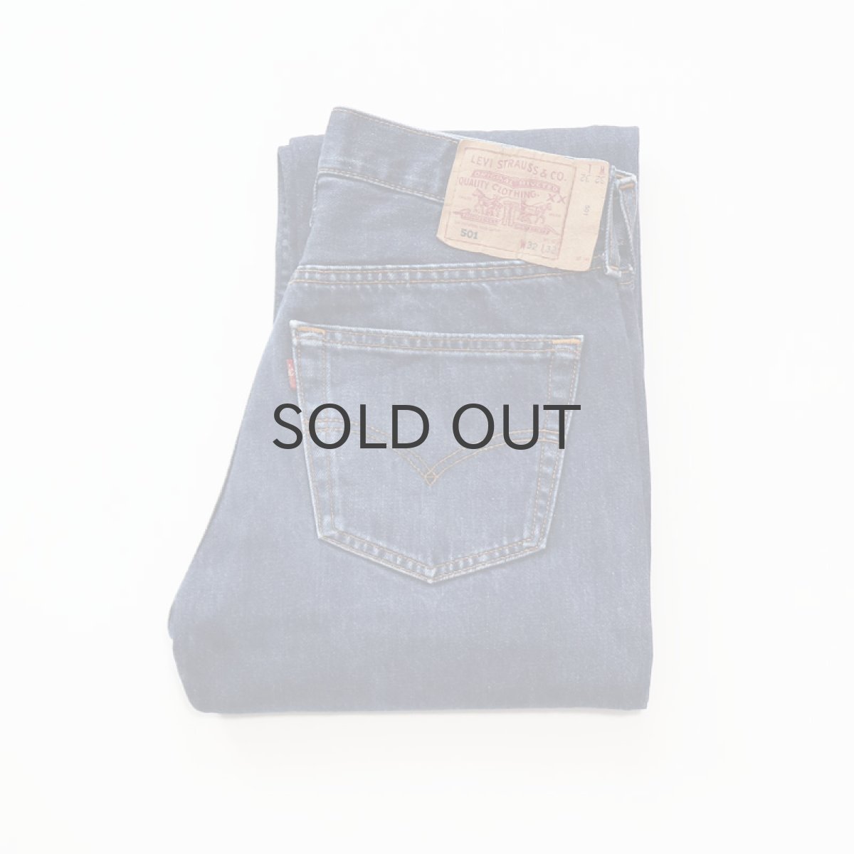 画像1: LEVI'S EUROPE 501 DENIM PANTS "made in UK" 【W32 x L31 程度】 (1)