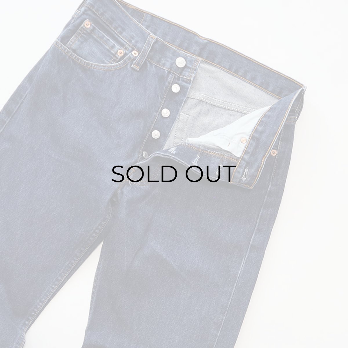 画像4: LEVI'S EUROPE 501 DENIM PANTS "made in UK" 【W32 x L31 程度】 (4)