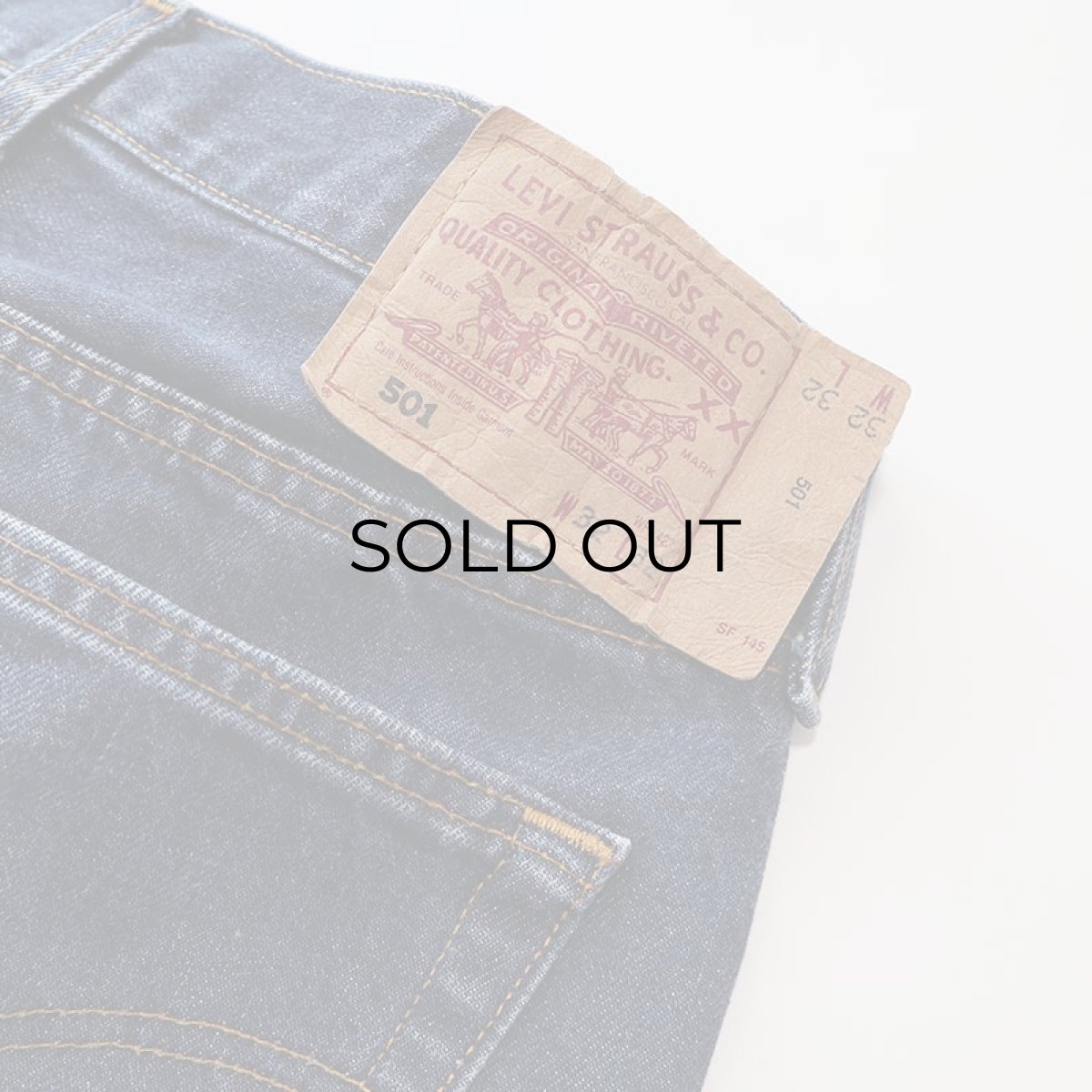 画像7: LEVI'S EUROPE 501 DENIM PANTS "made in UK" 【W32 x L31 程度】 (7)