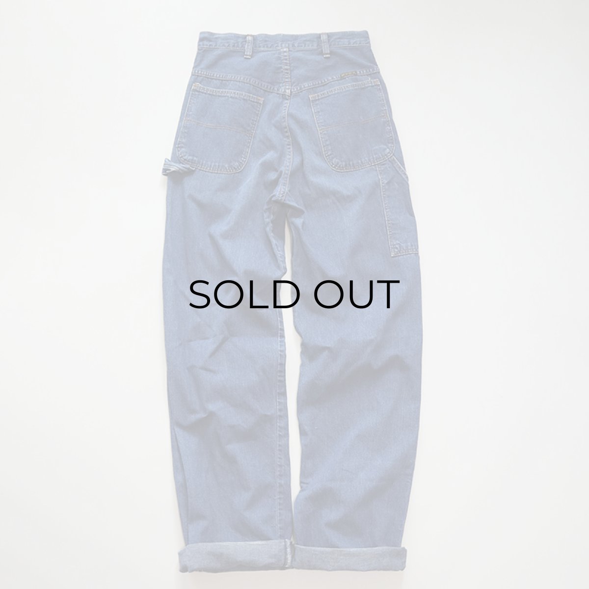 画像2: 〜70's Wrangler DENIM PAINTER PANTS【W27.5 x L34 程度】  (2)