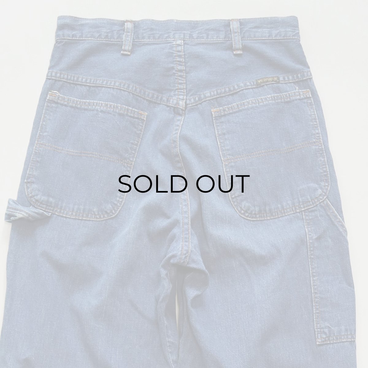 画像6: 〜70's Wrangler DENIM PAINTER PANTS【W27.5 x L34 程度】  (6)