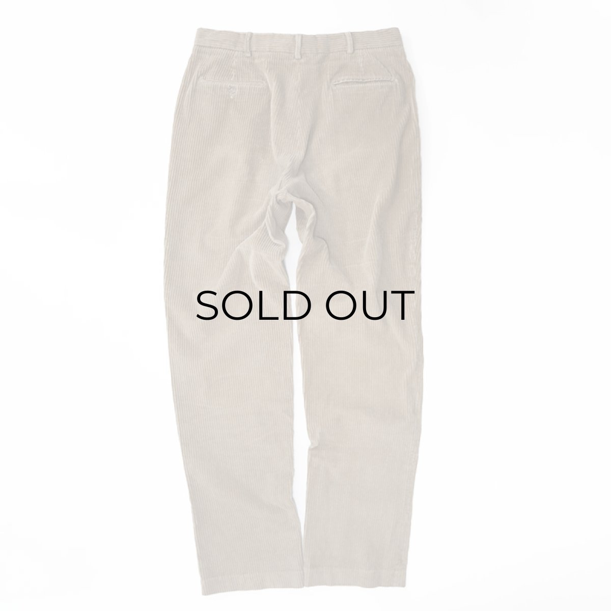 画像3: 80's LANDS' END WIDE WALE CORDUROY TUCK PANTS "MADE IN USA"【W34 x L35.5 程度】 (3)