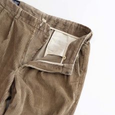 画像4: 80's LANDS' END WIDE WALE CORDUROY TUCK PANTS "MADE IN USA"【W34 x L35.5 程度】 (4)