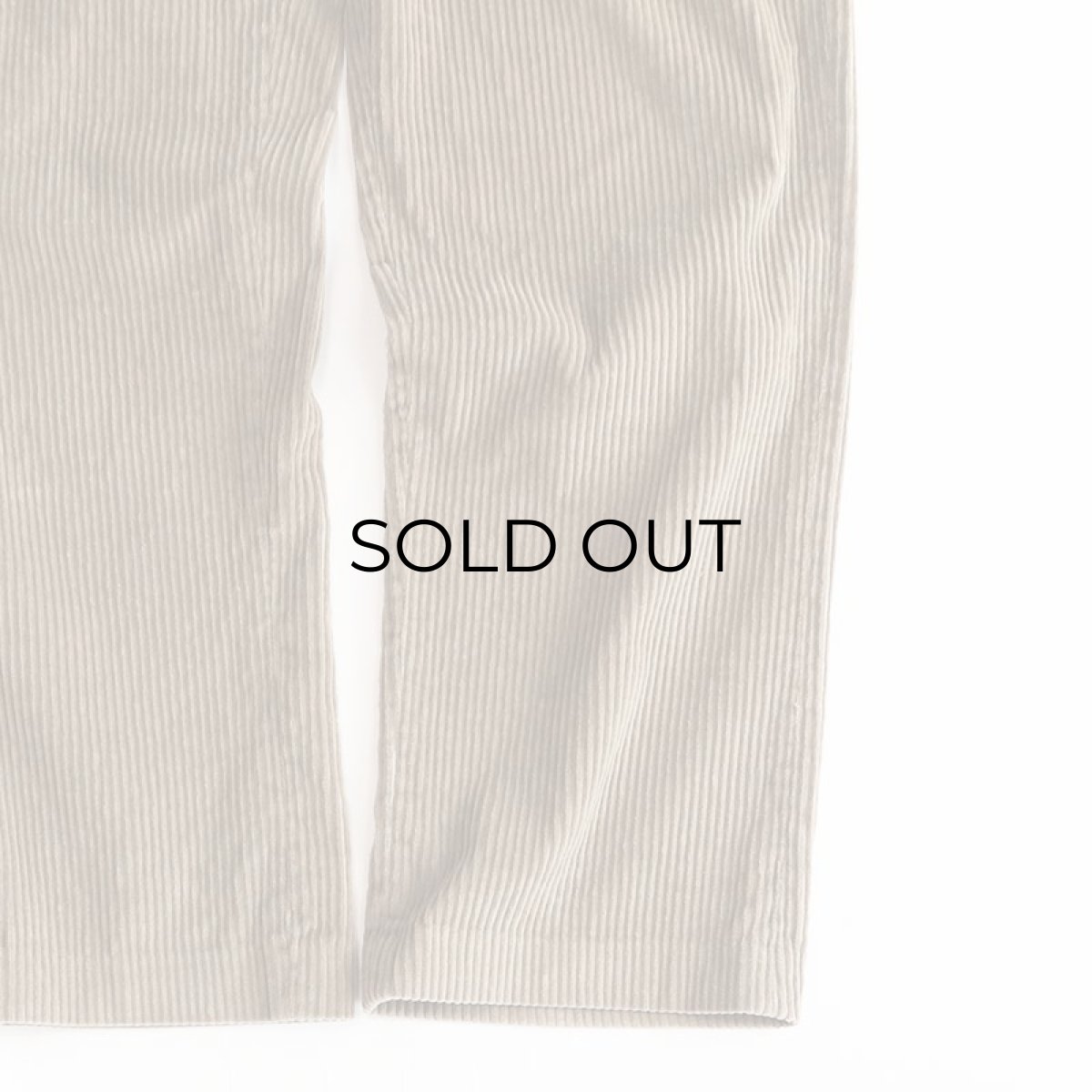 画像5: 80's LANDS' END WIDE WALE CORDUROY TUCK PANTS "MADE IN USA"【W34 x L35.5 程度】 (5)