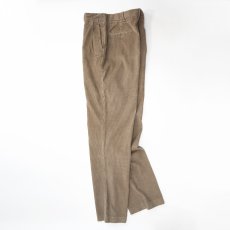 画像2: 80's LANDS' END WIDE WALE CORDUROY TUCK PANTS "MADE IN USA"【W34 x L35.5 程度】 (2)