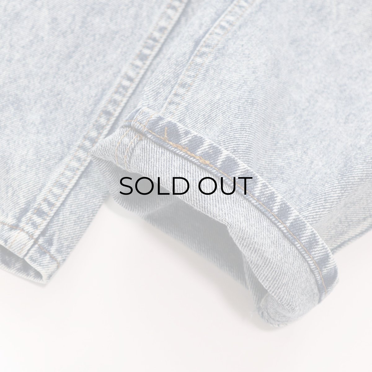 画像11: 80's LEVI'S 505 "WHITE WASHED" DENIM PANTS "made in USA" "DEADSTOCK" 【W30 x L30 程度】 (11)