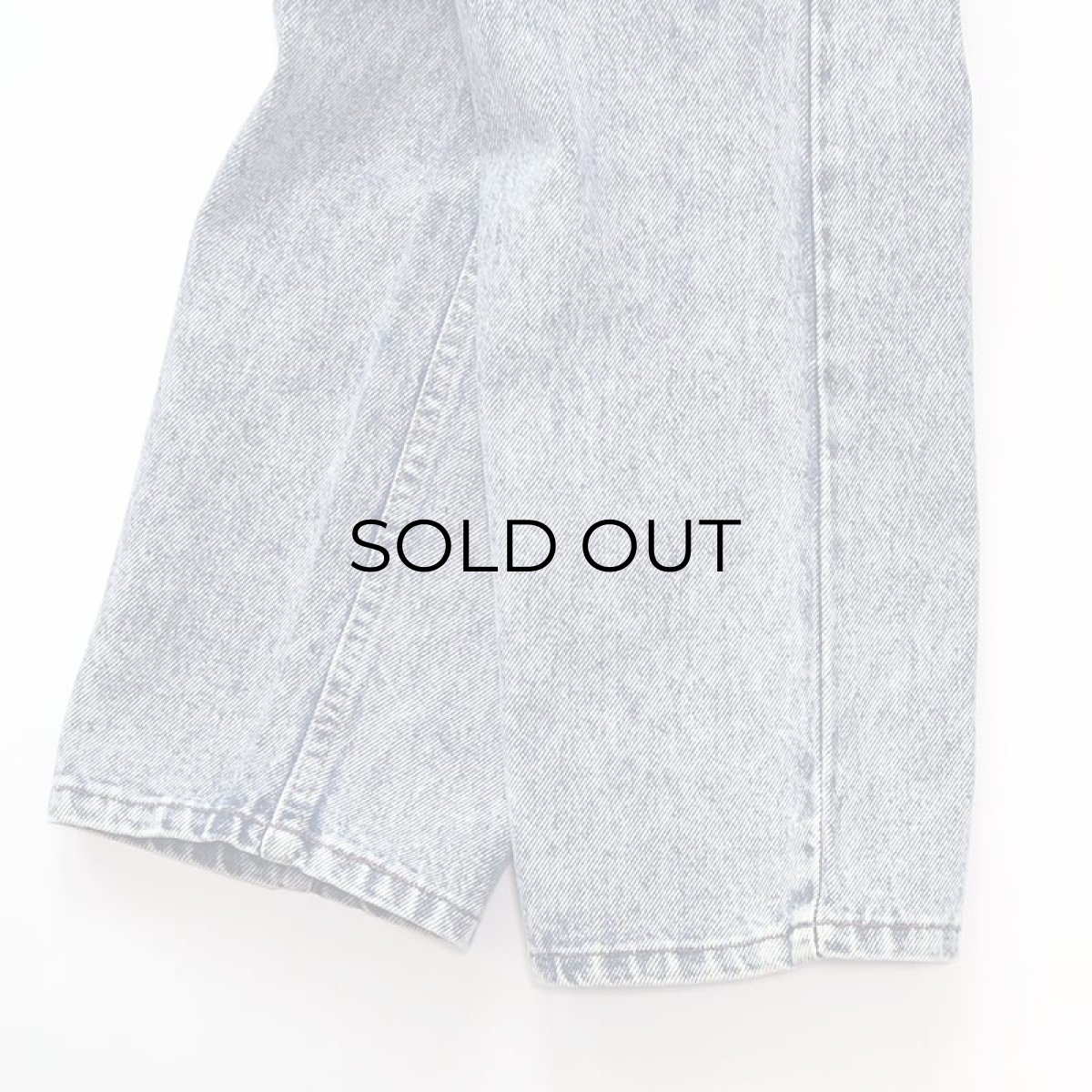 画像8: 80's LEVI'S 505 "WHITE WASHED" DENIM PANTS "made in USA" "DEADSTOCK" 【W30 x L30 程度】 (8)