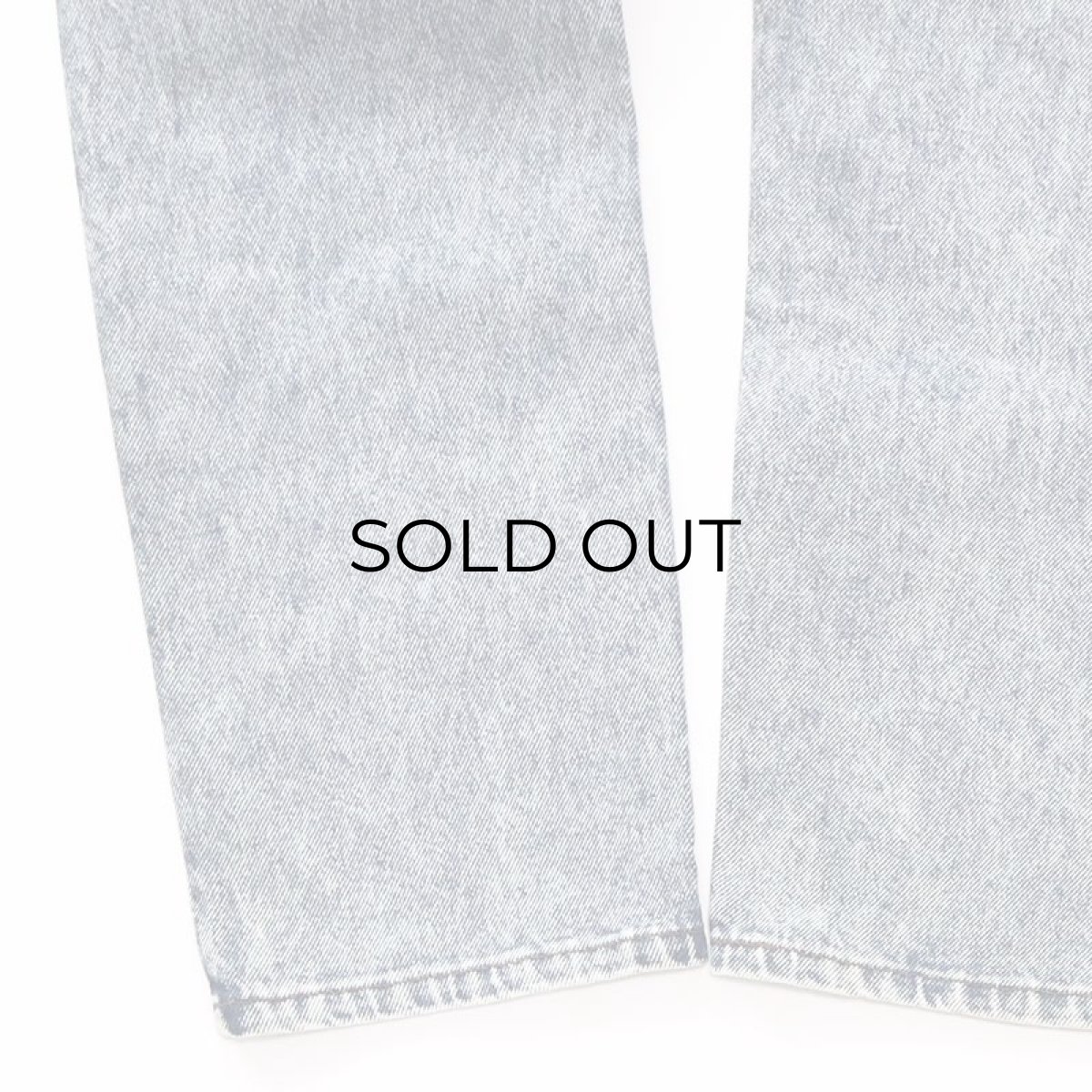 画像12: 80's LEVI'S 505 "WHITE WASHED" DENIM PANTS "made in USA" "DEADSTOCK" 【W30 x L30 程度】 (12)