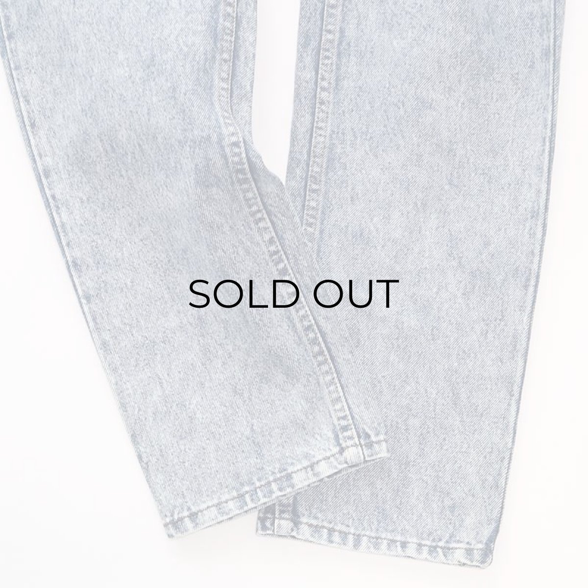 画像7: 80's LEVI'S 505 "WHITE WASHED" DENIM PANTS "made in USA" "DEADSTOCK" 【W30 x L30 程度】 (7)