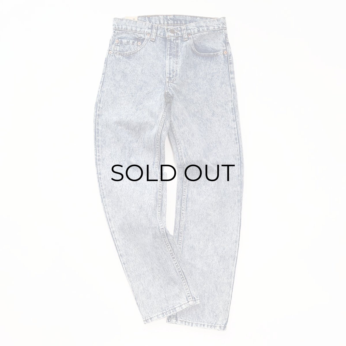 画像2: 80's LEVI'S 505 "WHITE WASHED" DENIM PANTS "made in USA" "DEADSTOCK" 【W30 x L30 程度】 (2)