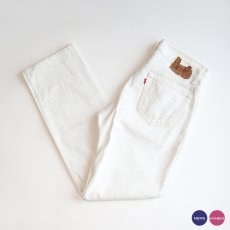 画像1: LEVI'S 501 WHITE DENIM PANTS "made in USA" 【W34 x L32 程度】 (1)