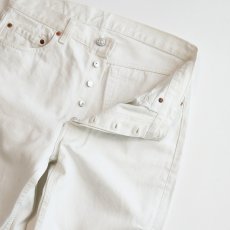 画像4: LEVI'S 501 WHITE DENIM PANTS "made in USA" 【W34 x L32 程度】 (4)