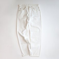 画像2: LEVI'S 501 WHITE DENIM PANTS "made in USA" 【W34 x L32 程度】 (2)