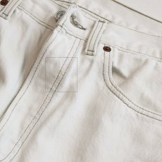 画像10: LEVI'S 501 WHITE DENIM PANTS "made in USA" 【W31 x L29 程度】 (10)