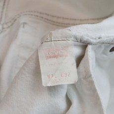 画像9: LEVI'S 501 WHITE DENIM PANTS "made in USA" 【W31 x L29 程度】 (9)