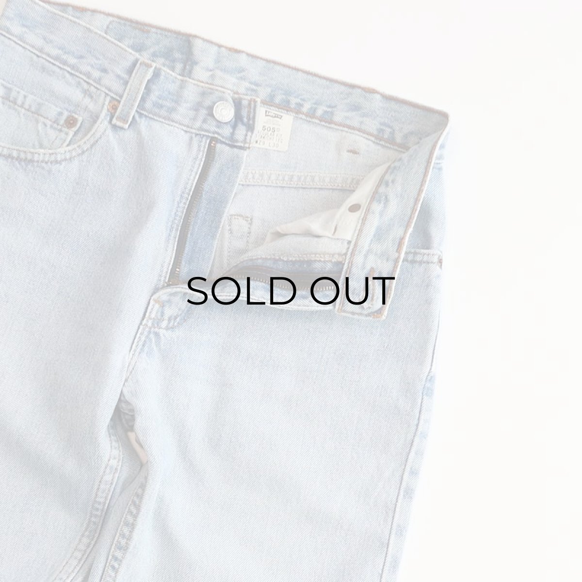 画像4: LEVI'S 505 DENIM PANTS "made in USA" 【W29 x L30 程度】 (4)