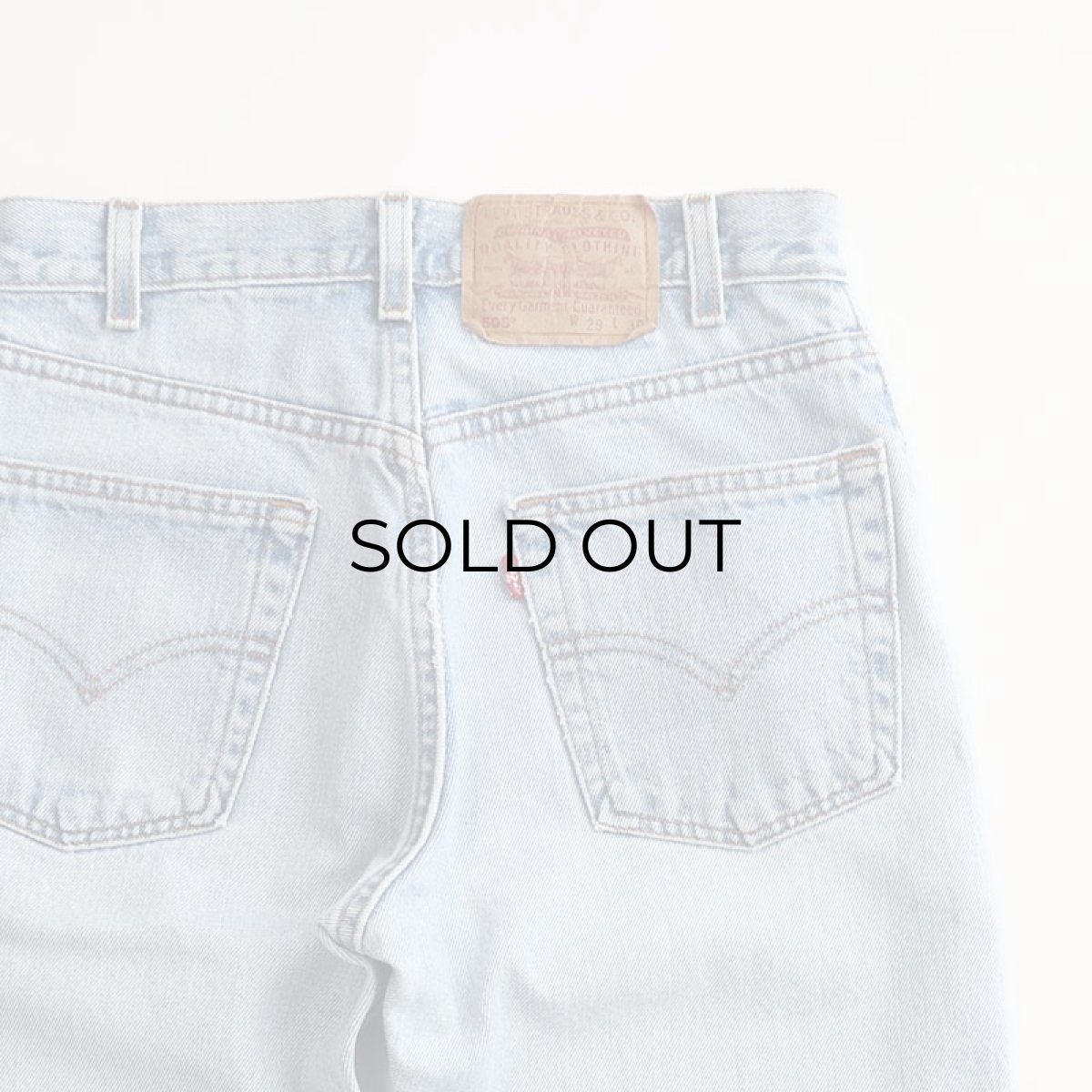 画像6: LEVI'S 505 DENIM PANTS "made in USA" 【W29 x L30 程度】 (6)