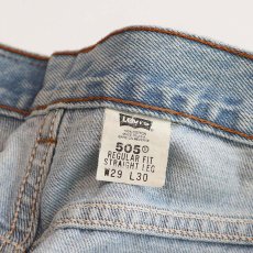 画像9: LEVI'S 505 DENIM PANTS "made in USA" 【W29 x L30 程度】 (9)