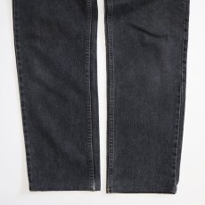 画像5: LEVI'S 505 BLACK DENIM PANTS "made in USA" 【W30程度】 (5)