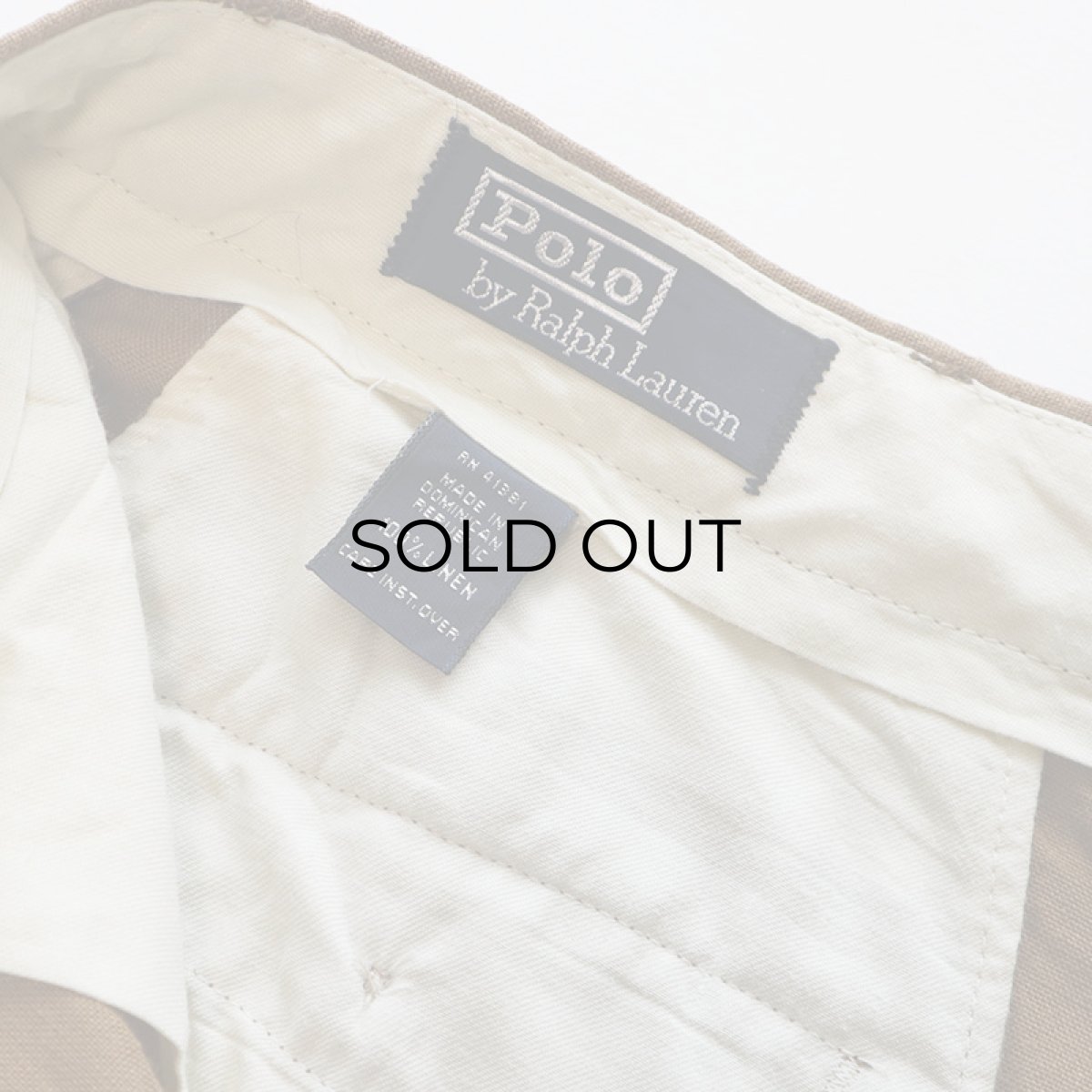 画像9: Polo by Ralph Lauren LINEN TUCK PANTS (9)