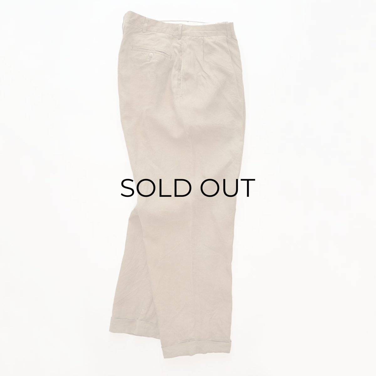 画像3: Polo by Ralph Lauren LINEN TUCK PANTS (3)