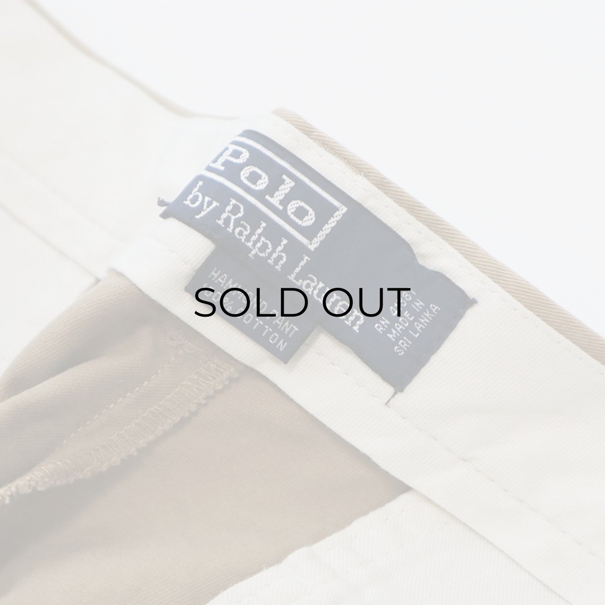 画像7: Polo by Ralph Lauren COTTON TWILL TUCK PANTS (7)