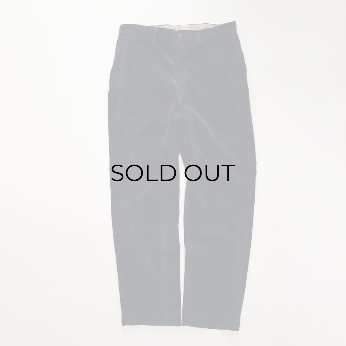 画像1: Polo by Ralph Lauren COTTON WIDE WALE CORDUROY PANTS 【Dk.NAVY : W34.5 程度】 (1)