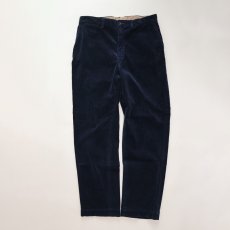 画像1: Polo by Ralph Lauren COTTON WIDE WALE CORDUROY PANTS 【Dk.NAVY : W34.5 程度】 (1)