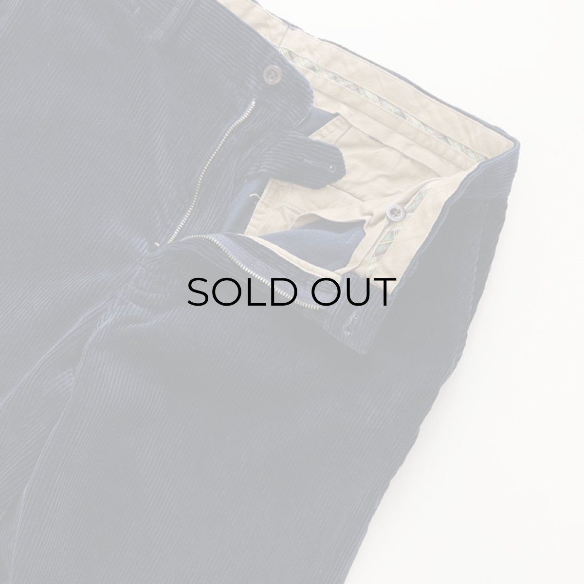 画像3: Polo by Ralph Lauren COTTON WIDE WALE CORDUROY PANTS 【Dk.NAVY : W34.5 程度】 (3)