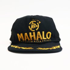 画像1: 80's UNKNOWN BRAND EMBROIDERED MESH CAP "MAHALO K2 SNOW BOARDING" (1)