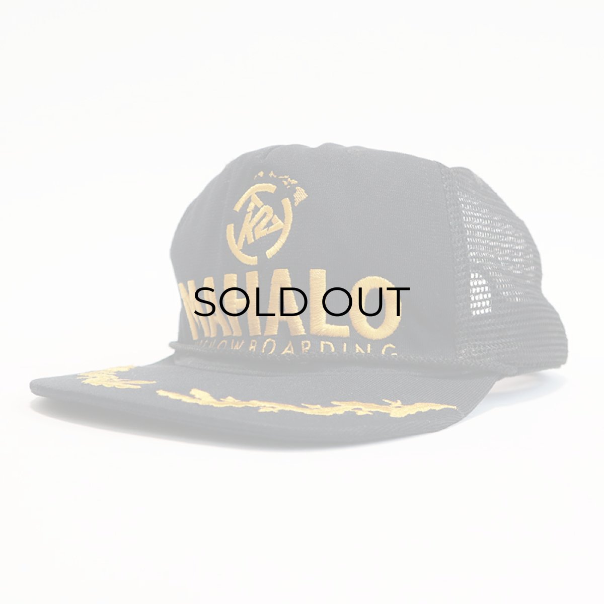 画像2: 80's UNKNOWN BRAND EMBROIDERED MESH CAP "MAHALO K2 SNOW BOARDING" (2)